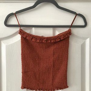 Burt Orange Tube Top